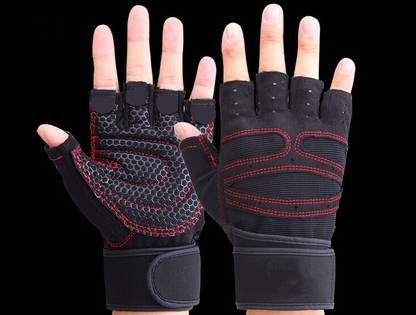 FlexFit Half-Finger Workout Gloves